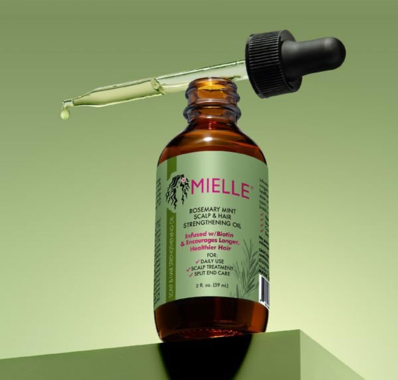 Mielle rosemary mint scalp and hair strengthening oil