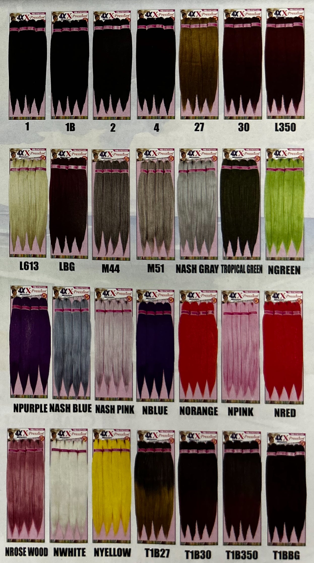 Beauty Elements ReaListic 4X X-Pression Pre-Stretched 32” 42” 52” 62”